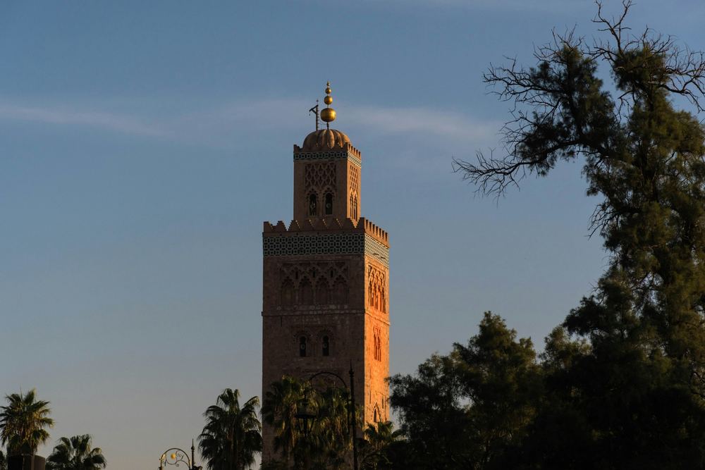 La Koutoubia au soleil couchant